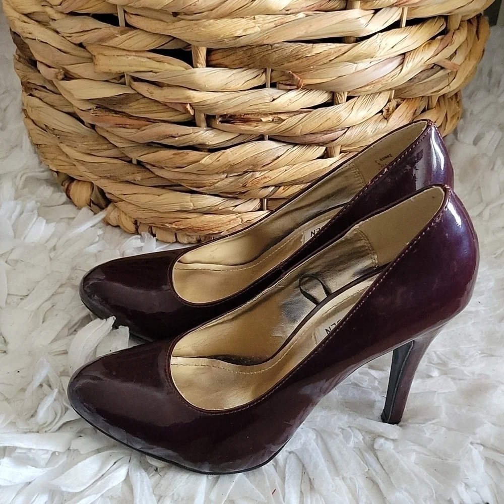 Steve madden ronni dark purple heels